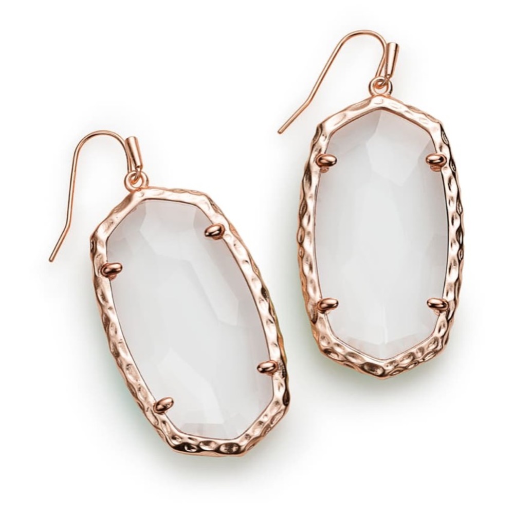 Ella Drop earrings in clear glass